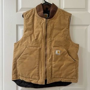 Carhartt vintage vest jacket in light brown